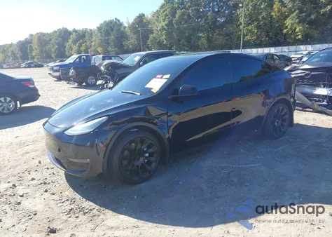 2021 Tesla Model Y Long Range Dual Motor All-Wheel Drive from USA, damaged, VIN 5YJYGDEEXMF188883
